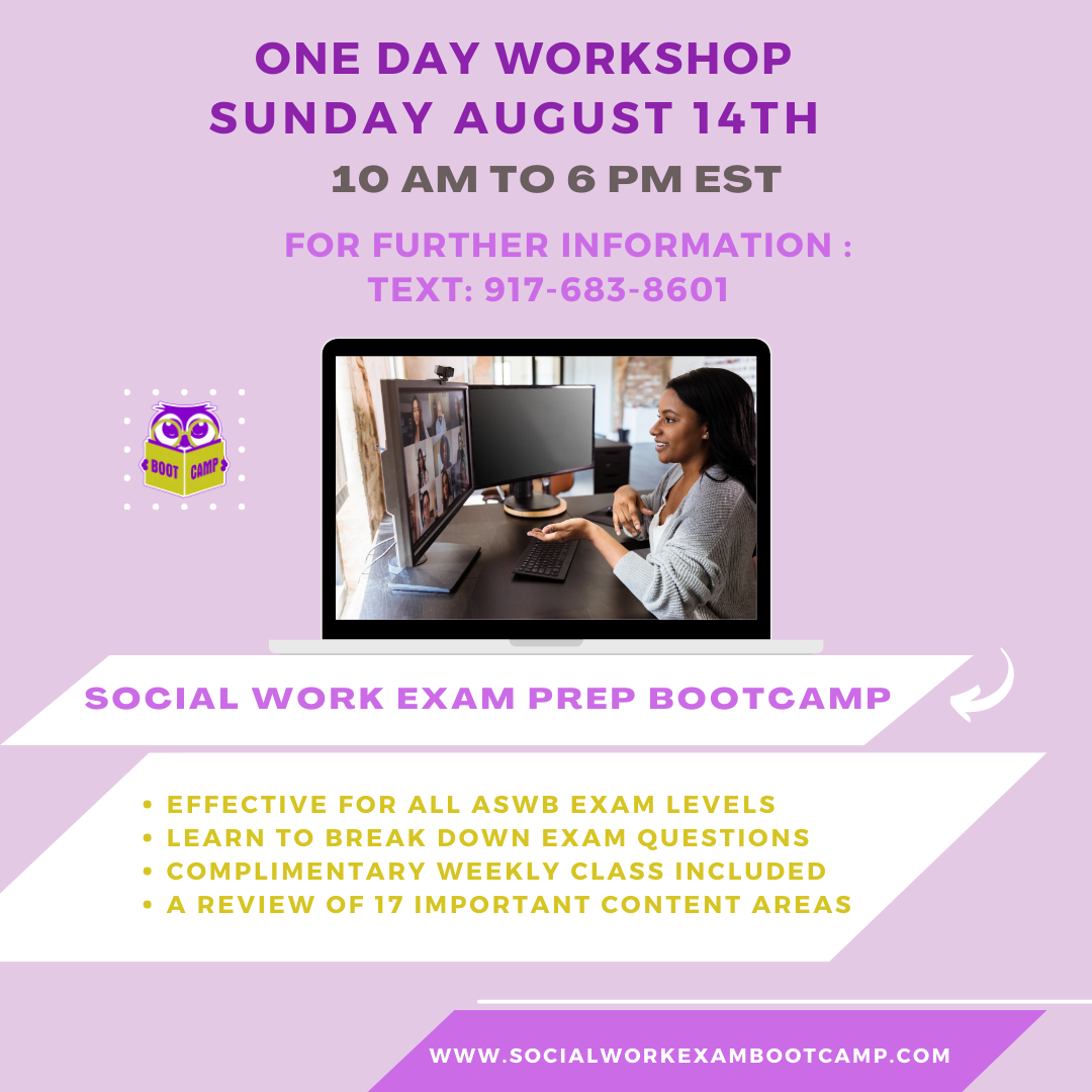 augustworkshop social-work-exam-bootcamp-one-day-AUG-workshop