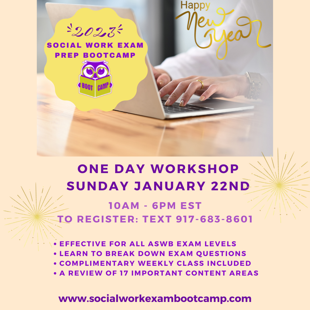 januaryexamprepbootcamp2023 social-work-exam-bootcamp-one-day-AUG-workshop