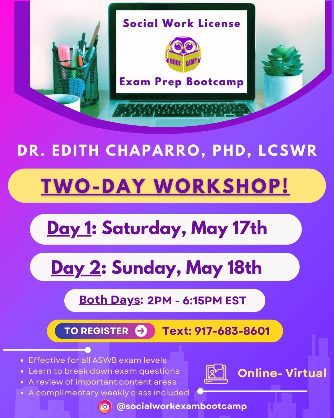 may2025wkshp social-work-exam-bootcamp-one-day-AUG-workshop